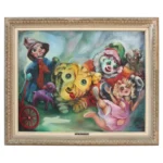 "Tiger and His Friends" Oil on Canvas by Sylvia Goldie Lipson