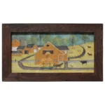 Folk Art Amish Farmstead Scene by Dolores Hackenberger