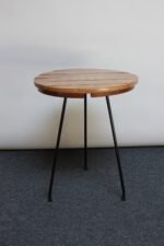 Mid-Century American Modern Birch and Iron Accent Table by Arthur Umanoff - Image 4