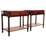 Pair of Mid-Century Italian Modern Teak Nightstands by Fratelli Proserpio