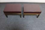 Pair of French Moderne Lacquered Mahogany and Brass Nightstands by Guy Lefèvre - Image 10