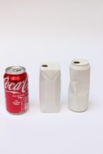 Set of Post-Modern Rosenthal Germany "Do Not Litter" Bisque Porcelain Vessels - Image 7