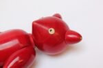 Vintage Italian Articulated Jointed Red Wooden Bear - Image 17