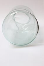 Large Antique French Blown Green Tinted Glass Hurricane Jar - Image 27