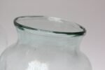 Large Antique French Blown Green Tinted Glass Hurricane Jar - Image 14