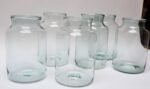 Large Antique French Blown Green Tinted Glass Hurricane Jar - Image 4