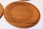 Set of Ten Danish Modern Teak Dinner Plates by Langva - Image 6
