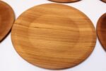 Set of Ten Danish Modern Teak Dinner Plates by Langva - Image 7