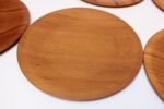 Set of Ten Danish Modern Teak Dinner Plates by Langva - Image 8