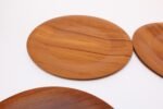 Set of Ten Danish Modern Teak Dinner Plates by Langva - Image 10