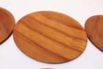 Set of Ten Danish Modern Teak Dinner Plates by Langva - Image 12