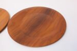 Set of Ten Danish Modern Teak Dinner Plates by Langva - Image 14