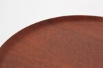 Collection of Four Large Swedish Modern Round Teak Trays - Image 12