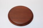 Collection of Four Large Swedish Modern Round Teak Trays - Image 5