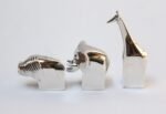 Set of Three Vintage Silver-Plated Animal Paperweights/Figurines Designed by Gunnar Cyren for Dansk - Image 4