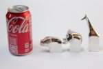 Set of Three Vintage Silver-Plated Animal Paperweights/Figurines Designed by Gunnar Cyren for Dansk - Image 6