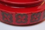 Mid-Century Italian Modern Ceramic Ashtray With Floral Motif - Image 8