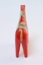 Mid-Century Swedish Modern Hand-Painted Dala Horse by Nils Olsson - Image 4