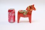 Swedish Modern Hand-Painted Dala Horse Designed by Nils Olsson - Image 5