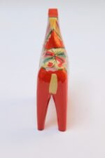 Swedish Modern Hand-Painted Dala Horse Designed by Nils Olsson - Image 4