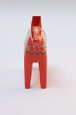Swedish Modern Hand-Painted Dala Horse Designed by Nils Olsson - Image 3