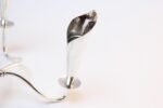 Pair of Danish Modern Silver-Plated Calla Lily Candle Holders by Hans Jensen - Image 11