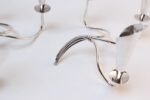 Pair of Danish Modern Silver-Plated Calla Lily Candle Holders by Hans Jensen - Image 12