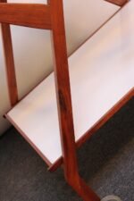 Italian Modernist Two-Tier Walnut Bar Cart/Trolley on Casters - Image 15