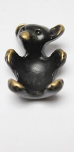Blackened Brass Bear Candleholder/Figurine by Walter Bosse and Herta Baller - Image 11