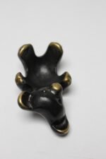 Blackened Brass Bear Candleholder/Figurine by Walter Bosse and Herta Baller - Image 6