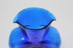 Vintage Blenko Blown Glass Cobalt Double Spout Pitcher - Image 7