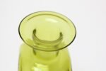 Vintage Chartreuse Green Blown Glass Decanter With Stopper - Image 7