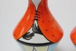 Mid-Century Italian Modern "King and Queen" Ceramic Salt and Pepper Shakers - Image 9