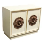 Hollywood Regency-Style "Rosette" Cabinet by Lane