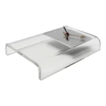 Vintage Lucite Free-Standing Mantle Clock