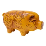 Mid-Century California Pottery Piggy Bank With Cork Stopper