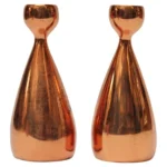 Pair of Ben Seibel for Jenfredware Copper Candlesticks