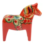 Swedish Modern Hand-Painted Dala Horse Designed by Nils Olsson