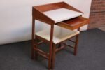 Petite Vanity/Writing Table with Stool Designed by Edward Wormley for Dunbar - Image 3