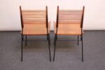 Pair of Mid-Century Modern Maple and Iron "Shovel" Chairs by Paul Mccobb - Image 10