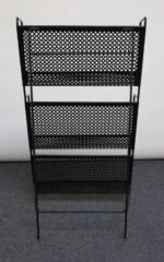 Large Mid-Century Modern Free-Standing Collapsable Metal Magazine Rack - Image 8