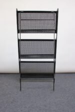 Large Mid-Century Modern Free-Standing Collapsable Metal Magazine Rack - Image 7