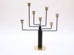 Danish Modern Seven-Arm Brass Candelabrum by Svend Aage Holm Sørensen - Image 3