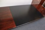 Large Italian Rosewood and Leather Conference Table/Desk By Hans Von Klier - Image 14