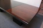 Large Italian Rosewood and Leather Conference Table/Desk By Hans Von Klier - Image 12