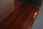 Large Italian Rosewood and Leather Conference Table/Desk By Hans Von Klier - Image 18