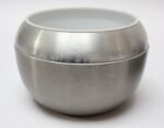 Italian Modernist Brushed Aluminum "Pear" Ice Bucket - Image 7