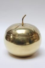 Mid-Century Italian Modern Brass "Pumpkin" Ice Bucket - Image 2