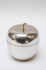 Mid-Century Italian Aluminum "Mela" Ice Bucket by Ettore Sottsass for Rinnovel - Image 3