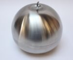 Vintage Italian Brushed Stainless Steel "Apple" Ice Bucket by Morinox - Image 5